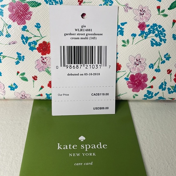 Kate Spade Gardner Street Greenhouse Gia Multicolor Clutch - Picture 3 of 7
